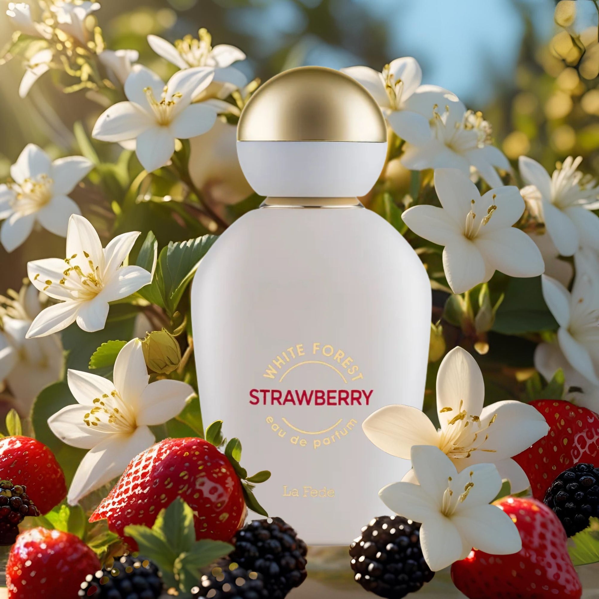 White Forest Strawberry 100ml EDP by La Fede by Khadlaj